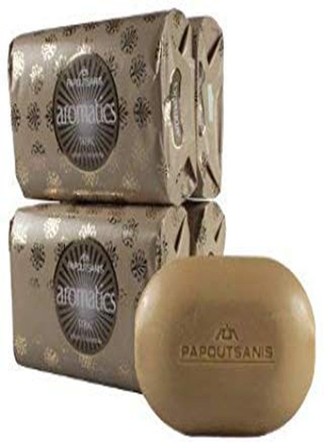عبوة من 4 قطع - صابون يوناني - معطر - تبغ
